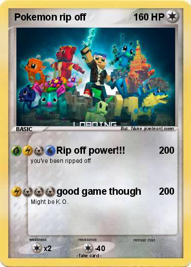 Pokemon Pokemon rip off