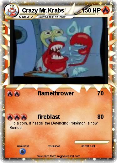 Pokemon Crazy Mr.Krabs