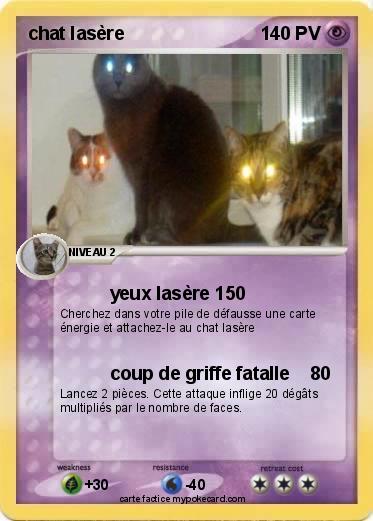 Pokemon chat lasère