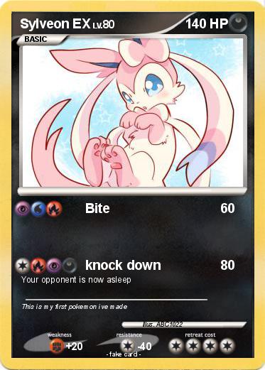 Pokémon Sylveon Ex 11 11 Bite My Pokemon Card