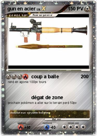 Pokemon gun en acier