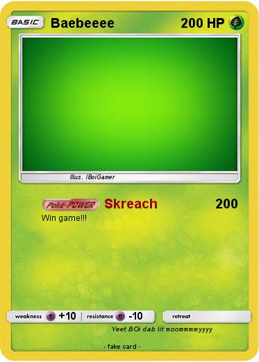 Pokemon Baebeeee