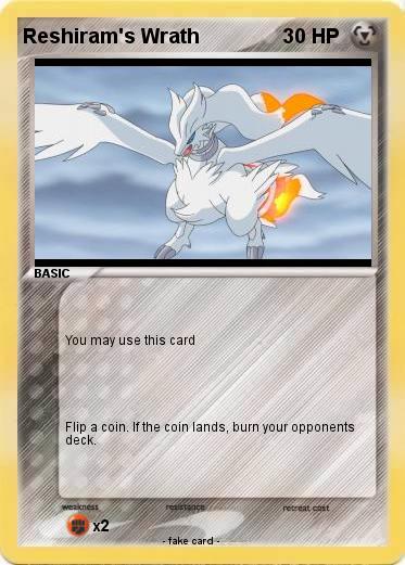 Pokemon Reshiram's Wrath