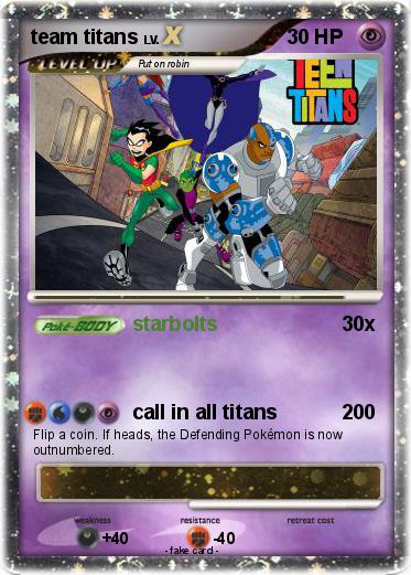 Pokemon team titans