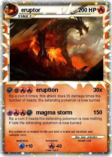 Pokemon eruptor
