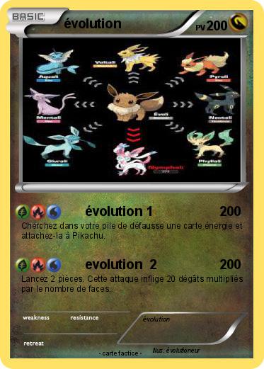 Pokemon évolution