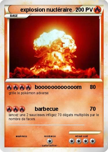 Pokemon explosion nucléraire