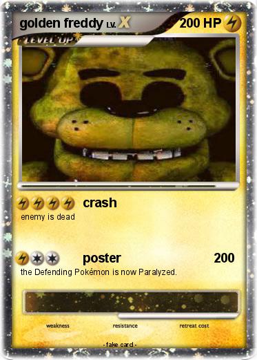Pokemon golden freddy