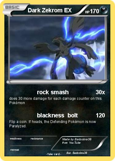 Pokemon Dark Zekrom EX