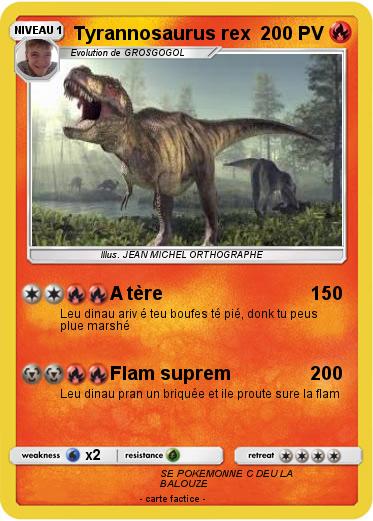 Pokemon Tyrannosaurus rex