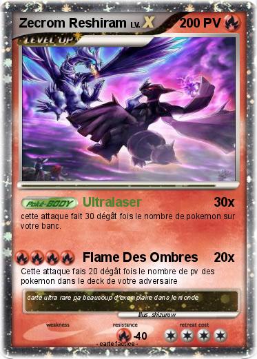 Pokemon Zecrom Reshiram