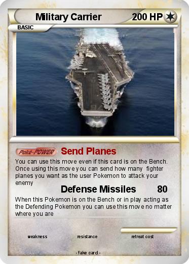 Pokemon Military Carrier