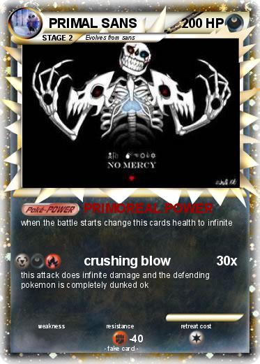 Pokemon PRIMAL SANS
