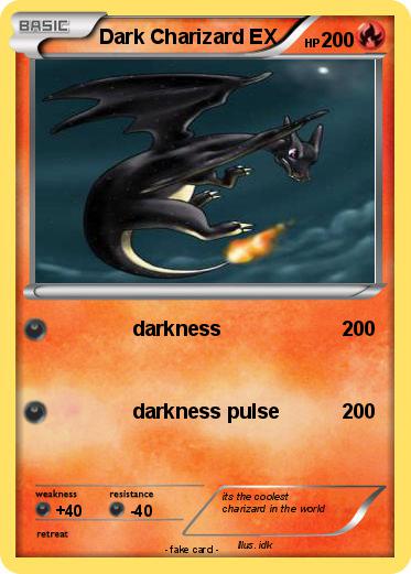 Pokemon Dark Charizard EX