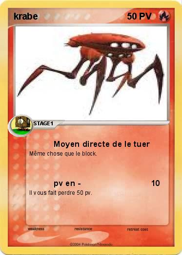 Pokemon krabe