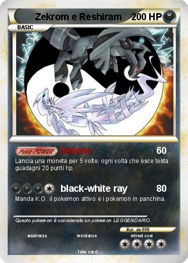 Pokemon Zekrom e Reshiram