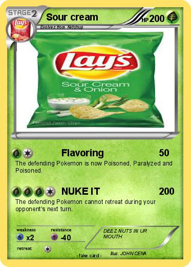 Pokemon Sour cream