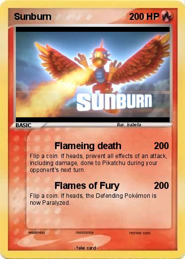 Pokemon Sunburn