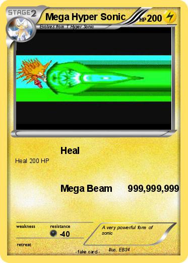 Pokemon Mega Hyper Sonic