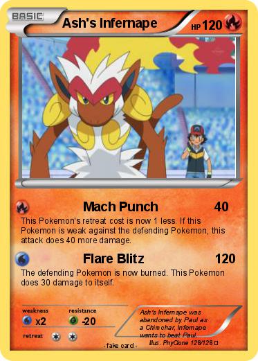 Pokemon Ash's Infernape