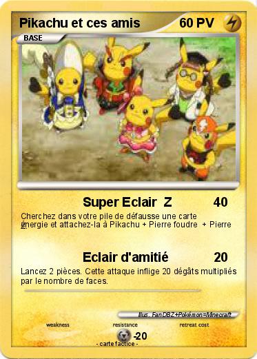 Pokemon Pikachu et ces amis