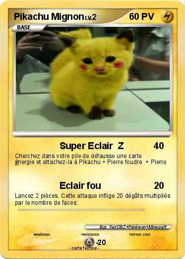 Pokemon Pikachu Mignon