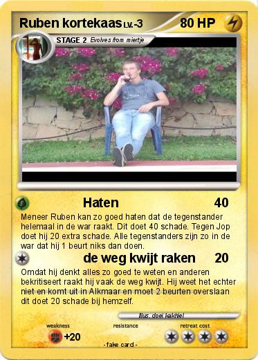 Pokemon Ruben kortekaas