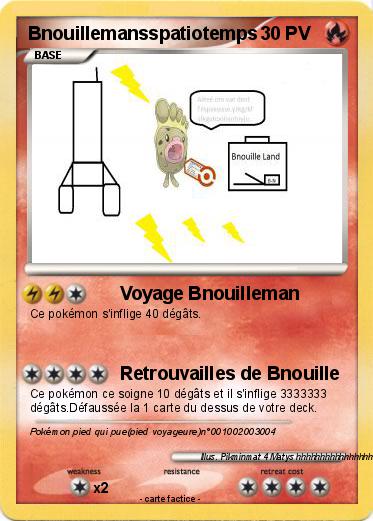 Pokemon Bnouillemansspatiotemps
