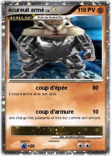 Pokemon écureuil armé