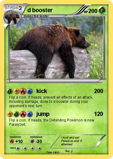Pokemon d booster