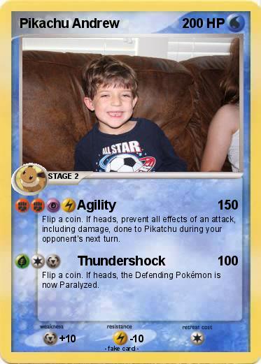 Pokemon Pikachu Andrew