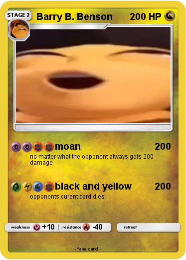 Pokemon Barry B. Benson