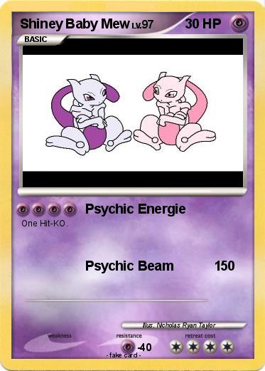 Pokemon Shiney Baby Mew