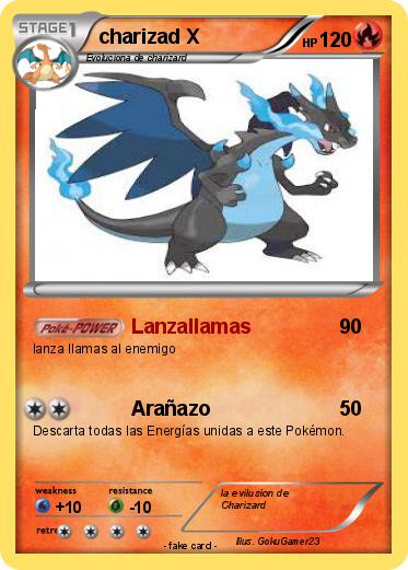 Pokemon charizad X