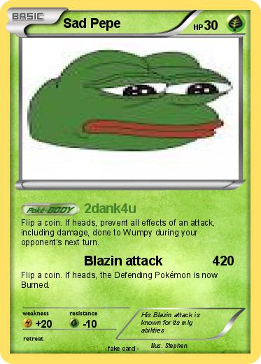 Pokemon Sad Pepe