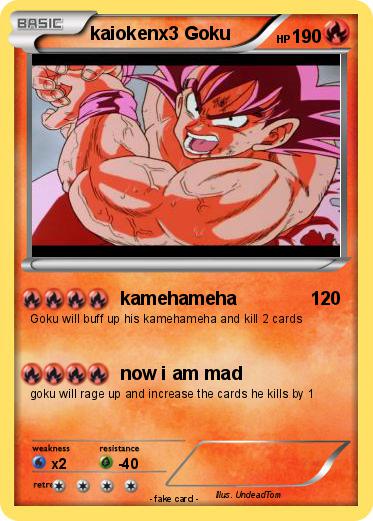 Pokemon kaiokenx3 Goku