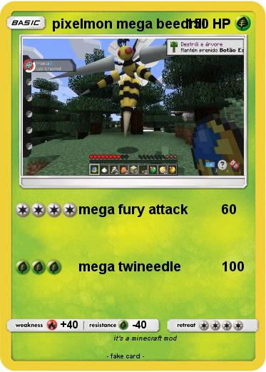 Pokemon pixelmon mega beedrill