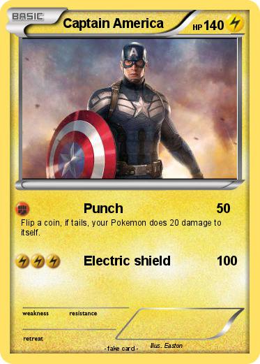 Pokemon Captain America