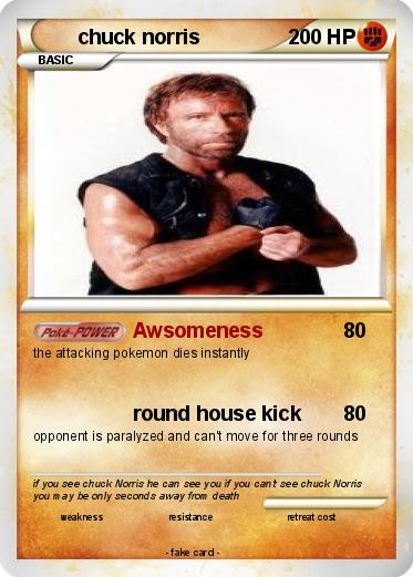 Pokemon chuck norris