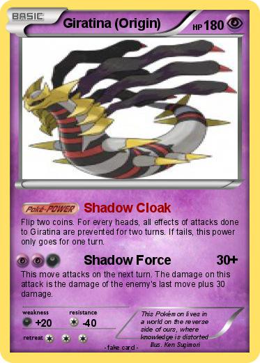 Pokemon Giratina (Origin)