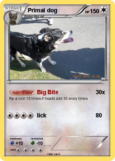 Pokemon Primal dog
