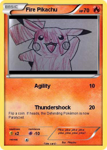 Pokemon Fire Pikachu