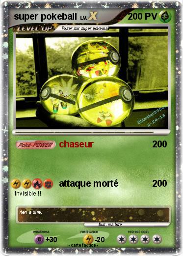 Pokemon super pokeball