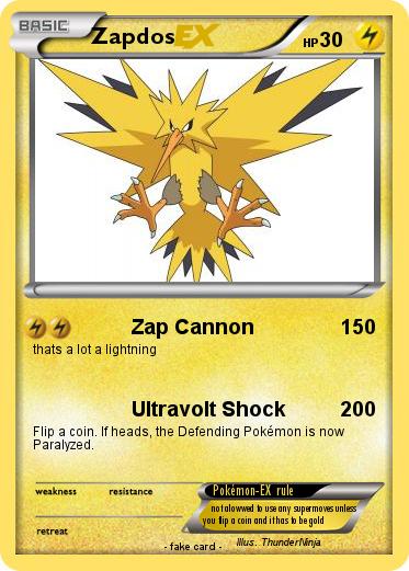 Pokemon Zapdos
