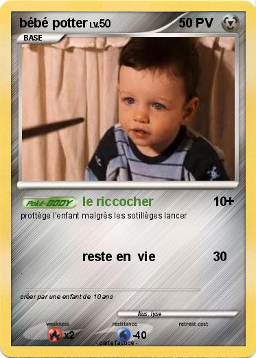Pokemon bébé potter