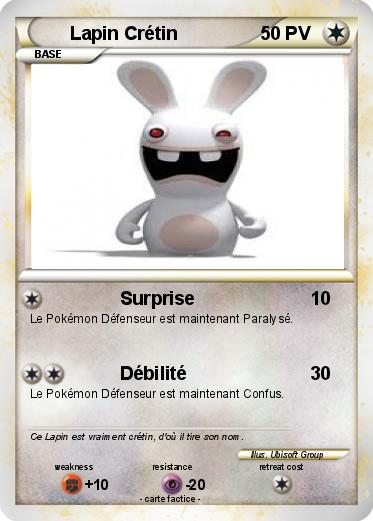 Pokemon Lapin Crétin