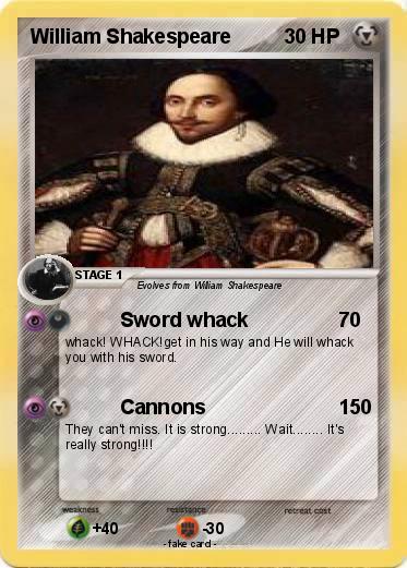 Pokemon William Shakespeare