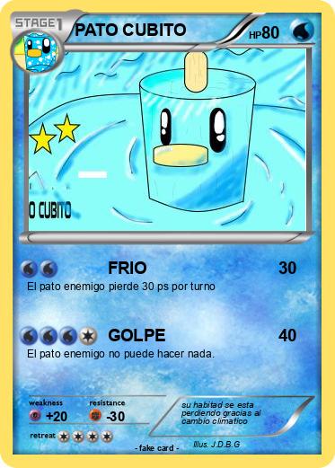 Pokemon PATO CUBITO