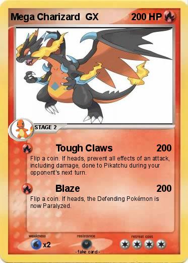 Pokemon Mega Charizard  GX