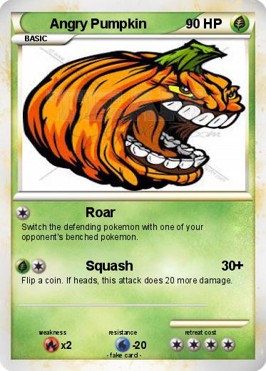 Pokemon Angry Pumpkin